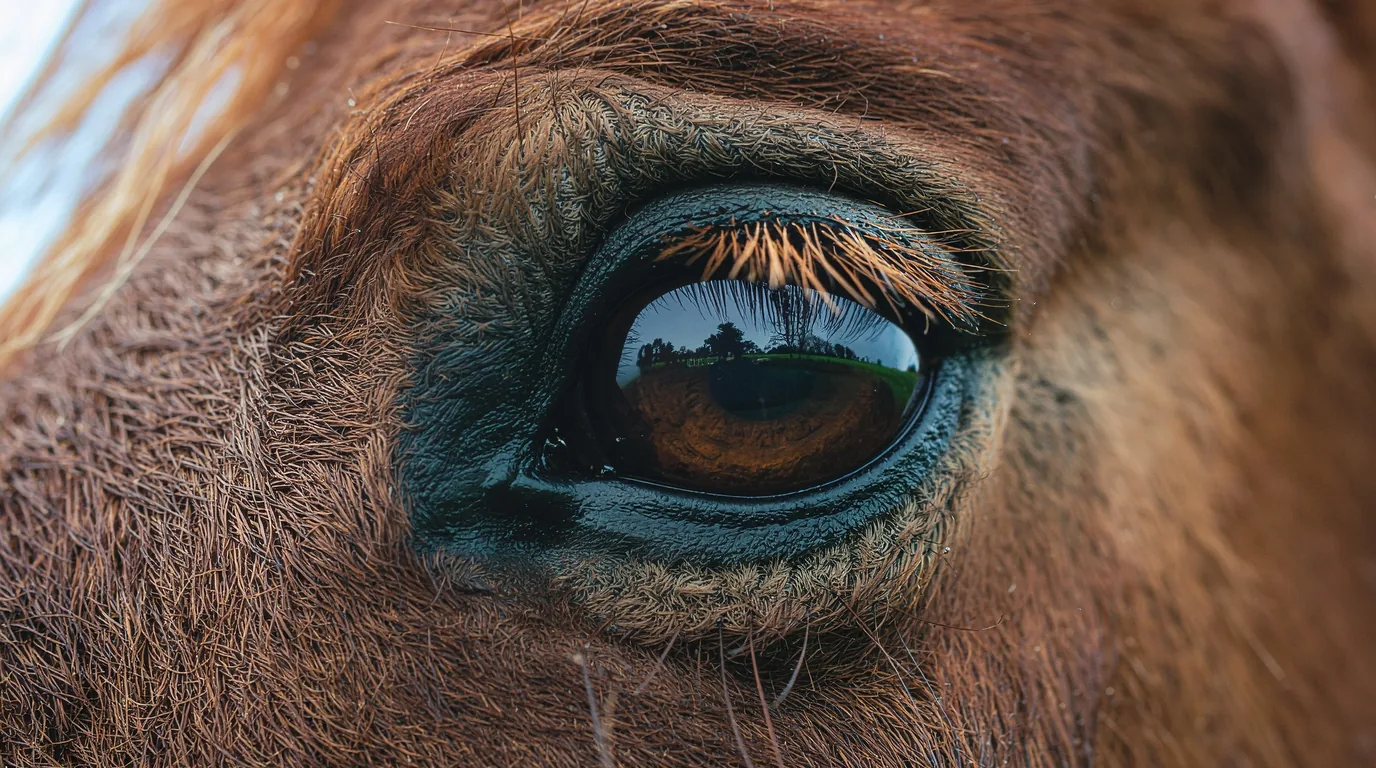 Un regard de cheval au Cheval nomad', Saint-Front-d'Alemps
